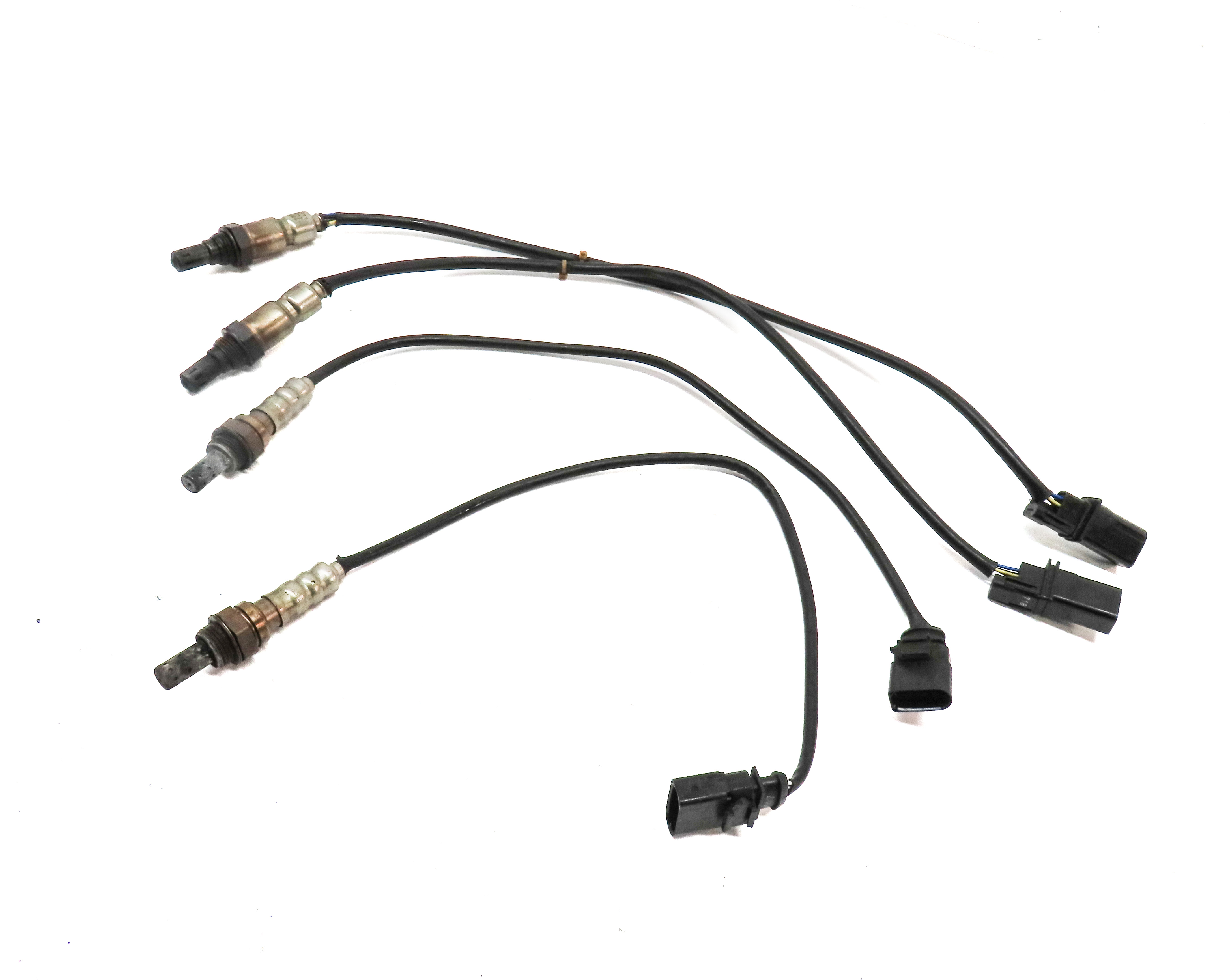 2012 AUDI S4 (B8 8K) 3.0L (CCBA) ENGINE OXYGEN O2 LAMBDA PROBE SENSOR SET/4 — exact item pictured